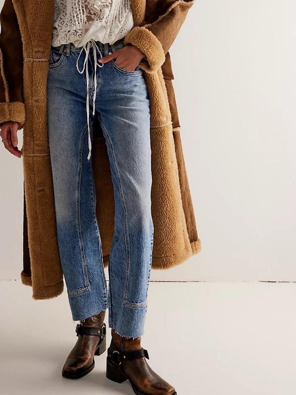 Free People WE THE FREE Risk Taker Jeans